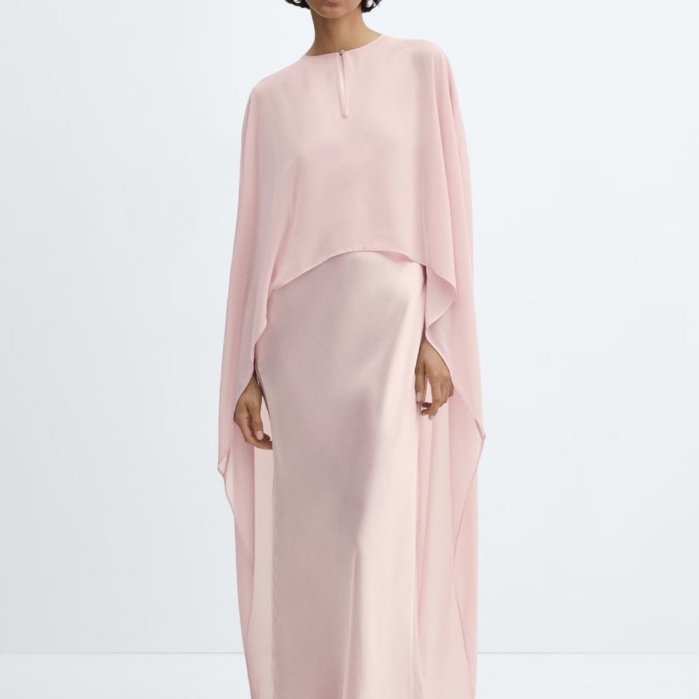 Brand New Mango Cape Dress Gown